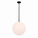 Minka-Lavery - 5213-860 - One Light Pendant - Marbelle - Dark Bronze