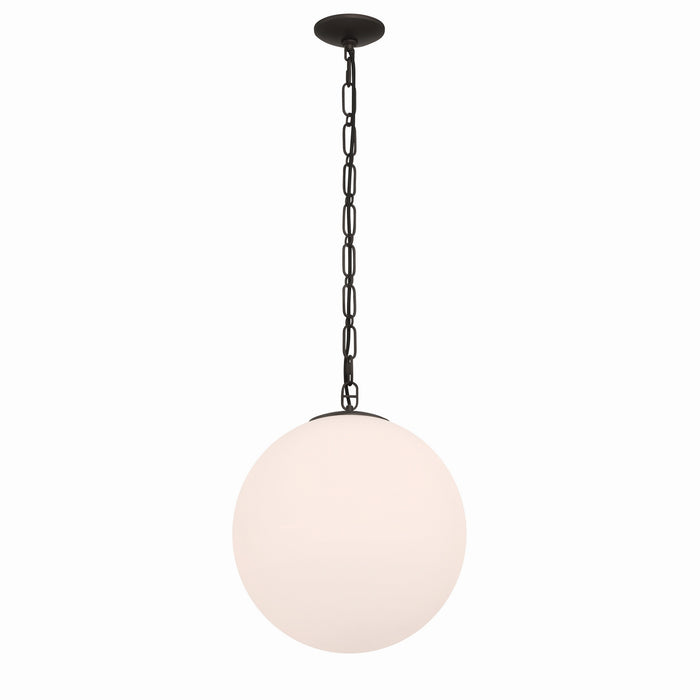 Minka-Lavery - 5213-860 - One Light Pendant - Marbelle - Dark Bronze