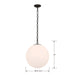 Minka-Lavery - 5213-860 - One Light Pendant - Marbelle - Dark Bronze