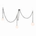 Minka-Lavery - 5218-860 - Three Light Pendant - Marbelle - Dark Bronze