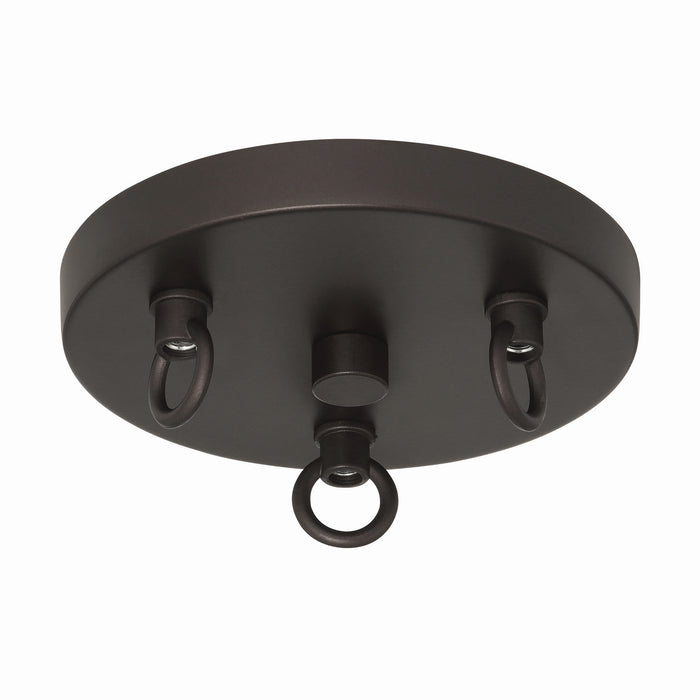Minka-Lavery - 5218-860 - Three Light Pendant - Marbelle - Dark Bronze