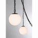 Minka-Lavery - 5218-860 - Three Light Pendant - Marbelle - Dark Bronze
