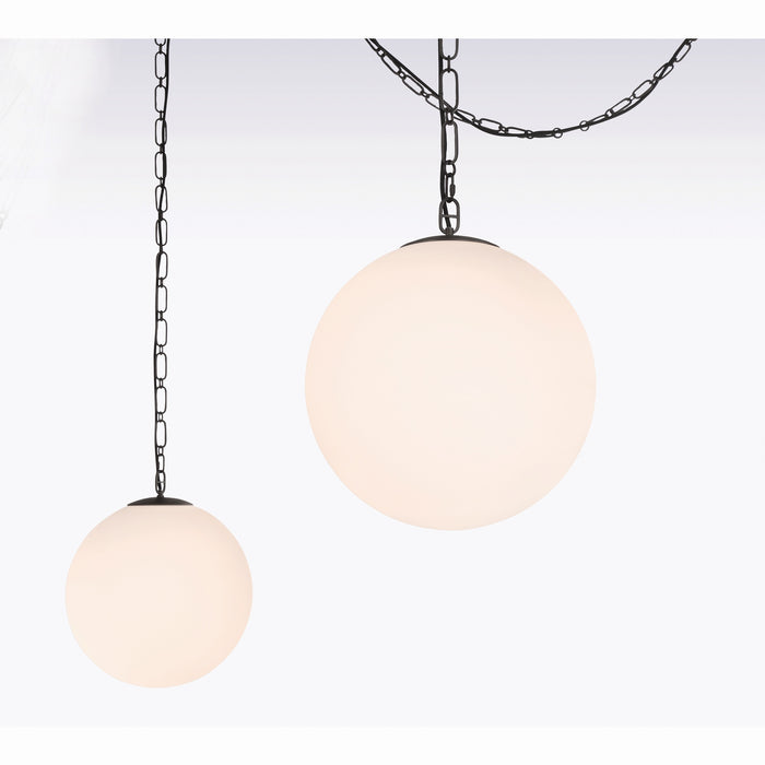 Minka-Lavery - 5218-860 - Three Light Pendant - Marbelle - Dark Bronze