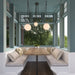Minka-Lavery - 5218-860 - Three Light Pendant - Marbelle - Dark Bronze
