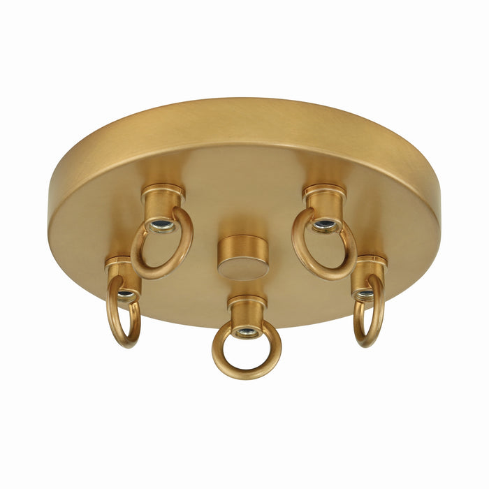Minka-Lavery - 5219-860 - Five Light Pendant - Marbelle - Dark Bronze