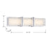 Minka-Lavery - 5663-77-L - LED Bath Bar - Lumina - Chrome