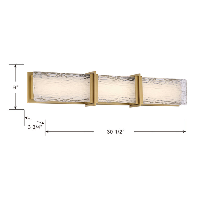 Minka-Lavery - 5664-732-L - LED Bath Bar - Lumina - Legacy Brass