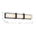 Minka-Lavery - 5664-899-L - LED Bath Bar - Lumina - Dark Matte Black