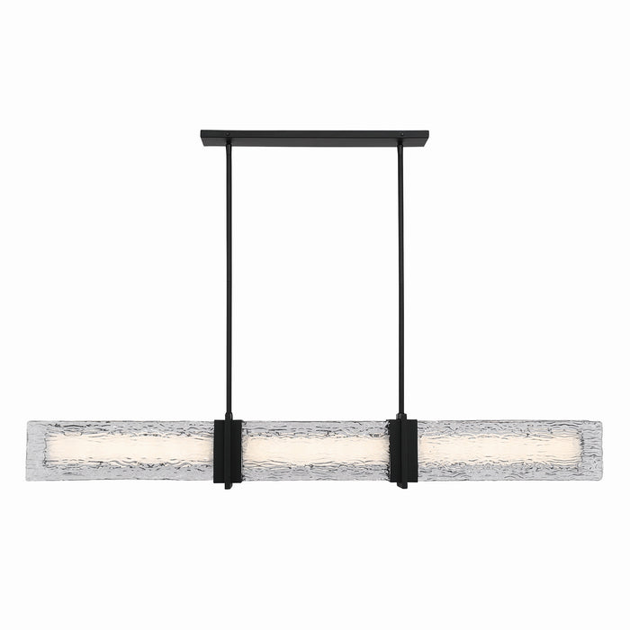 Minka-Lavery - 5666-899-L - LED Linear Chandelier - Lumina - Dark Matte Black