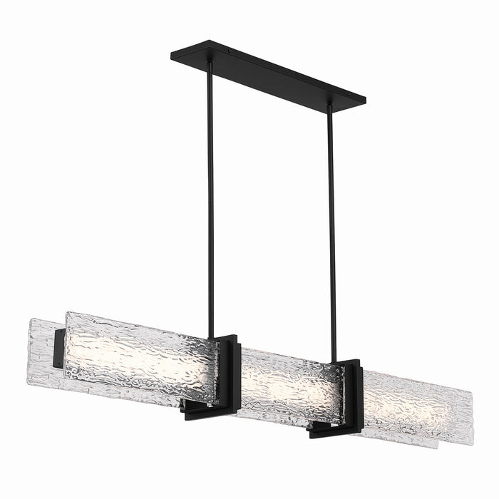 Minka-Lavery - 5666-899-L - LED Linear Chandelier - Lumina - Dark Matte Black
