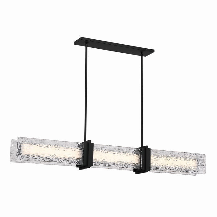 Minka-Lavery - 5666-899-L - LED Linear Chandelier - Lumina - Dark Matte Black
