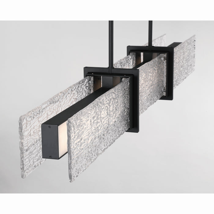 Minka-Lavery - 5666-899-L - LED Linear Chandelier - Lumina - Dark Matte Black
