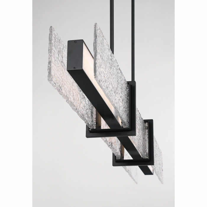 Minka-Lavery - 5666-899-L - LED Linear Chandelier - Lumina - Dark Matte Black