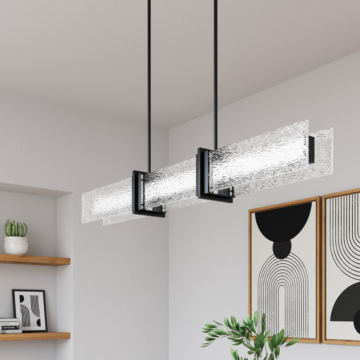 Minka-Lavery - 5666-899-L - LED Linear Chandelier - Lumina - Dark Matte Black