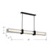 Minka-Lavery - 5667-899-L - LED Linear Chandelier - Lumina - Dark Matte Black