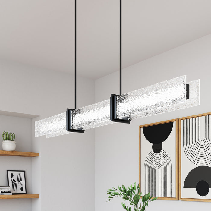 Minka-Lavery - 5667-899-L - LED Linear Chandelier - Lumina - Dark Matte Black