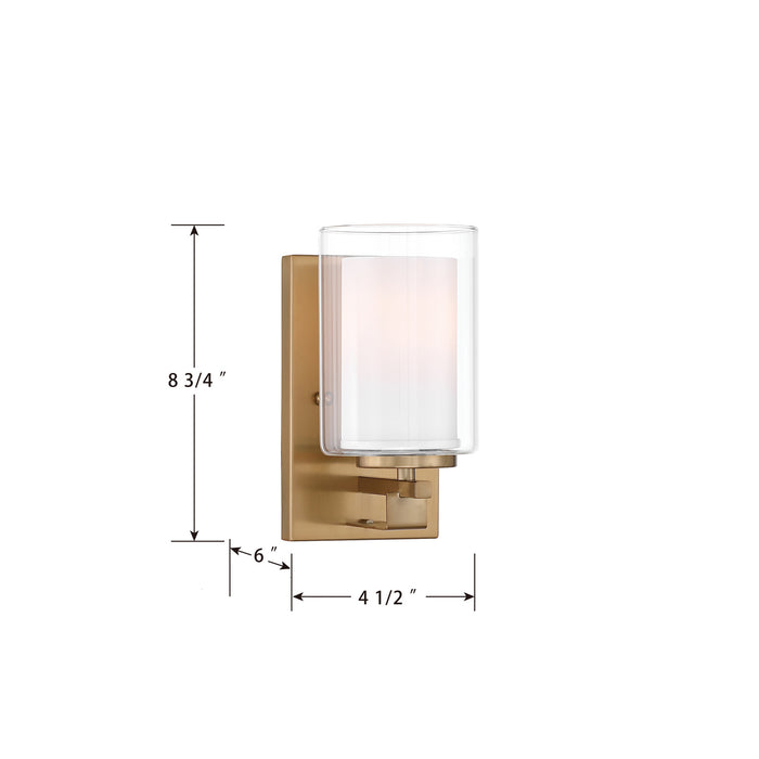 Minka-Lavery - 6101-791 - One Light Bath Sconce - Parsons Studio - Brushed Gold