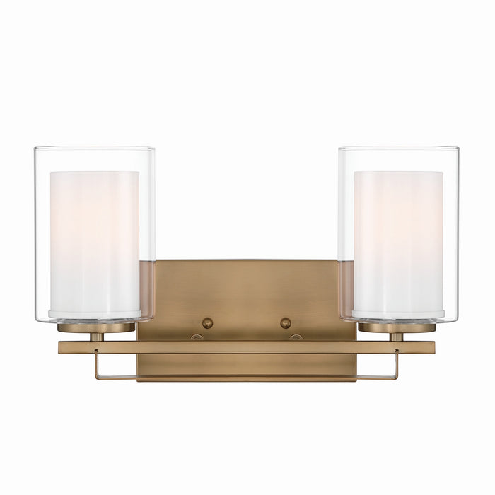 Minka-Lavery - 6102-791 - Two Light Vanity - Parsons Studio - Brushed Gold
