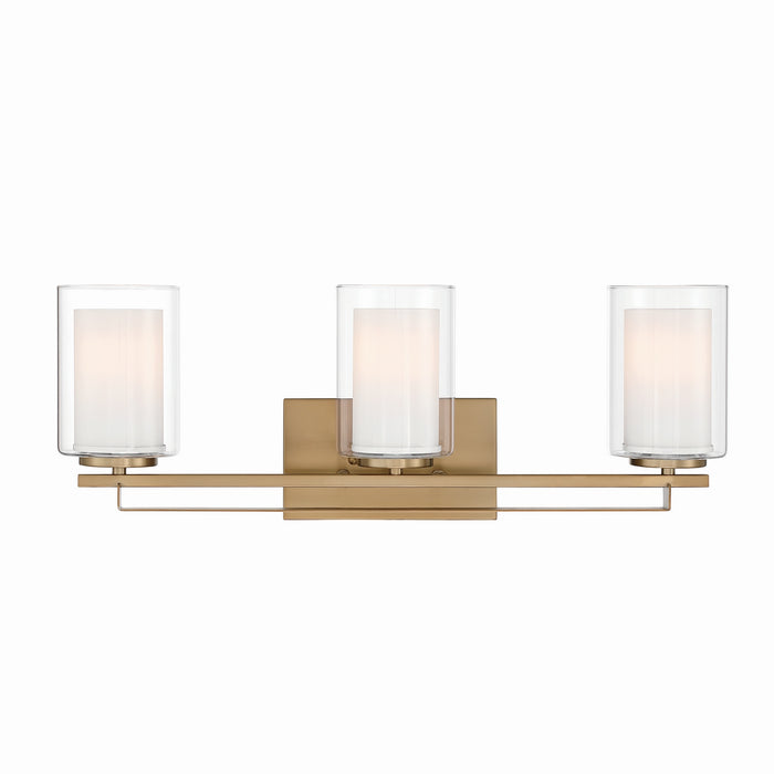 Minka-Lavery - 6103-791 - Three Light Vanity - Parsons Studio - Brushed Gold