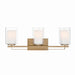 Minka-Lavery - 6103-791 - Three Light Vanity - Parsons Studio - Brushed Gold