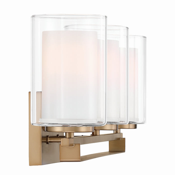 Minka-Lavery - 6103-791 - Three Light Vanity - Parsons Studio - Brushed Gold