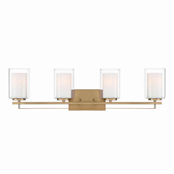 Minka-Lavery - 6104-791 - Four Light Vanity - Parsons Studio - Brushed Gold