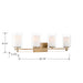 Minka-Lavery - 6104-791 - Four Light Vanity - Parsons Studio - Brushed Gold
