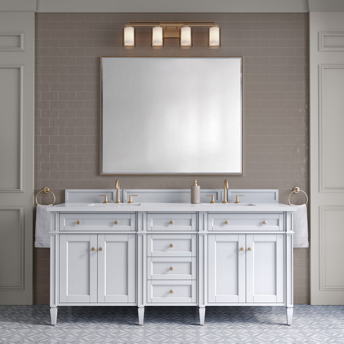 Minka-Lavery - 6104-791 - Four Light Vanity - Parsons Studio - Brushed Gold