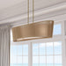 Minka-Lavery - 6578-695 - Four Light Linear Chandelier - Key Largo - Soft Brass