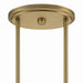 Minka-Lavery - 6578-695 - Four Light Linear Chandelier - Key Largo - Soft Brass