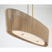 Minka-Lavery - 6578-695 - Four Light Linear Chandelier - Key Largo - Soft Brass