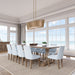 Minka-Lavery - 6578-695 - Four Light Linear Chandelier - Key Largo - Soft Brass