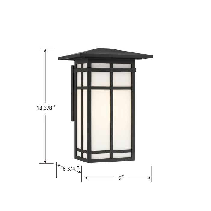 Minka-Lavery - 71180-899 - One Light Wall Sconce - Grydton - Dark Matte Black