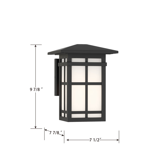 Minka-Lavery - 71181-899 - One Light Wall Sconce - Grydton - Dark Matte Black