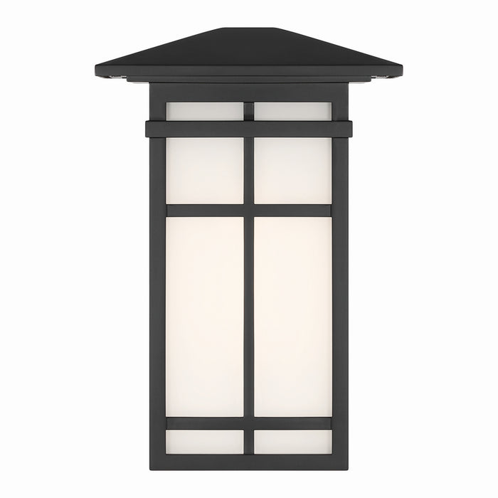 Minka-Lavery - 71182-899 - One Light Wall Sconce - Grydton - Dark Matte Black
