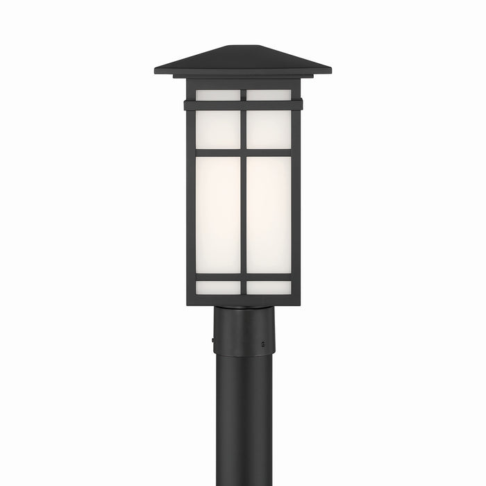 Minka-Lavery - 71185-899 - One Light Post Lantern - Grydton - Dark Matte Black