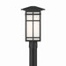 Minka-Lavery - 71185-899 - One Light Post Lantern - Grydton - Dark Matte Black