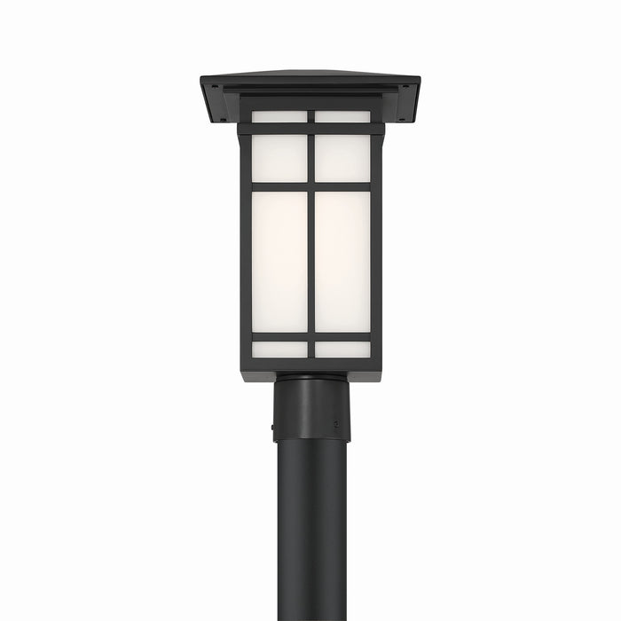 Minka-Lavery - 71185-899 - One Light Post Lantern - Grydton - Dark Matte Black
