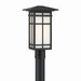 Minka-Lavery - 71185-899 - One Light Post Lantern - Grydton - Dark Matte Black