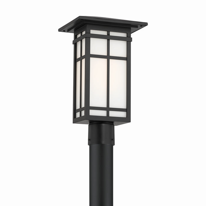 Minka-Lavery - 71185-899 - One Light Post Lantern - Grydton - Dark Matte Black