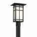 Minka-Lavery - 71185-899 - One Light Post Lantern - Grydton - Dark Matte Black
