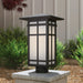 Minka-Lavery - 71185-899 - One Light Post Lantern - Grydton - Dark Matte Black