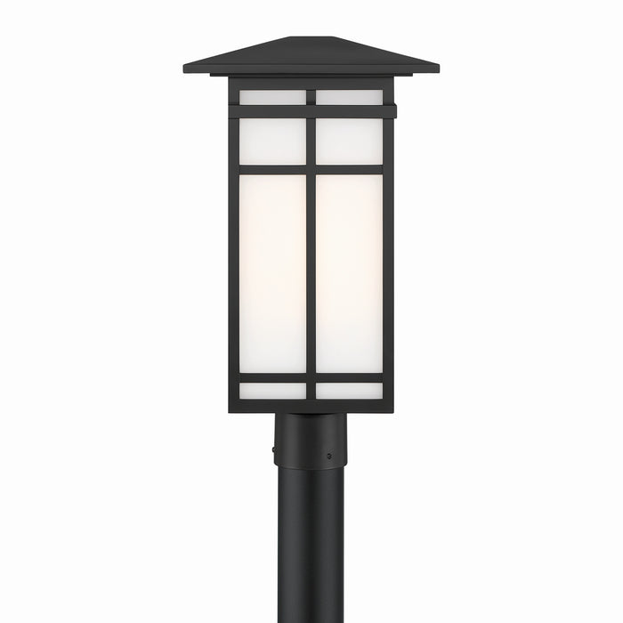 Minka-Lavery - 71186-899 - One Light Post Lantern - Grydton - Dark Matte Black