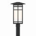 Minka-Lavery - 71186-899 - One Light Post Lantern - Grydton - Dark Matte Black