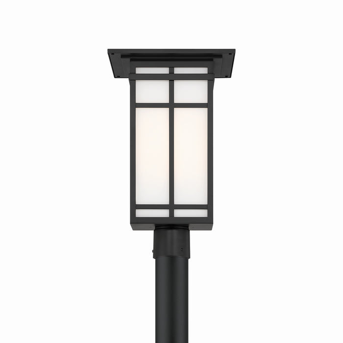 Minka-Lavery - 71186-899 - One Light Post Lantern - Grydton - Dark Matte Black