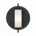Minka-Lavery - 71270-66 - One Light Wall Sconce - Halin - Sand Coal Black