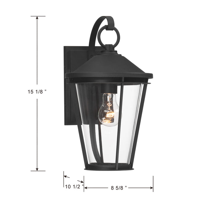 Minka-Lavery - 71281-66 - One Light Wall Sconce - Outremont - Sand Coal Black