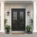 Minka-Lavery - 71283-66 - Three Light Wall Lantern - Outremont - Sand Coal Black