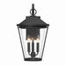Minka-Lavery - 71283-66 - Three Light Wall Lantern - Outremont - Sand Coal Black