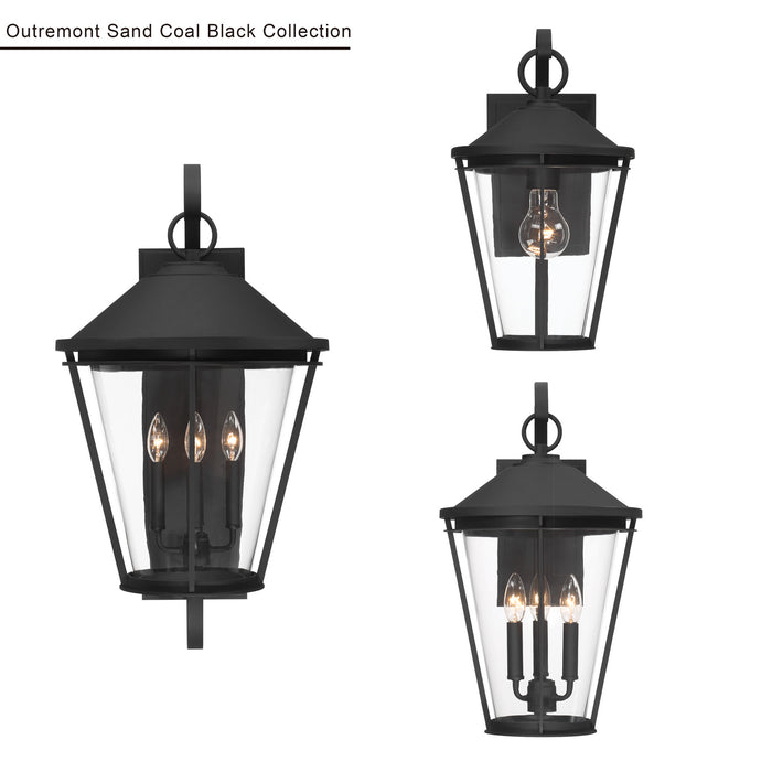 Minka-Lavery - 71283-66 - Three Light Wall Lantern - Outremont - Sand Coal Black
